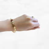 Beaded Amber Herbal Bracelet