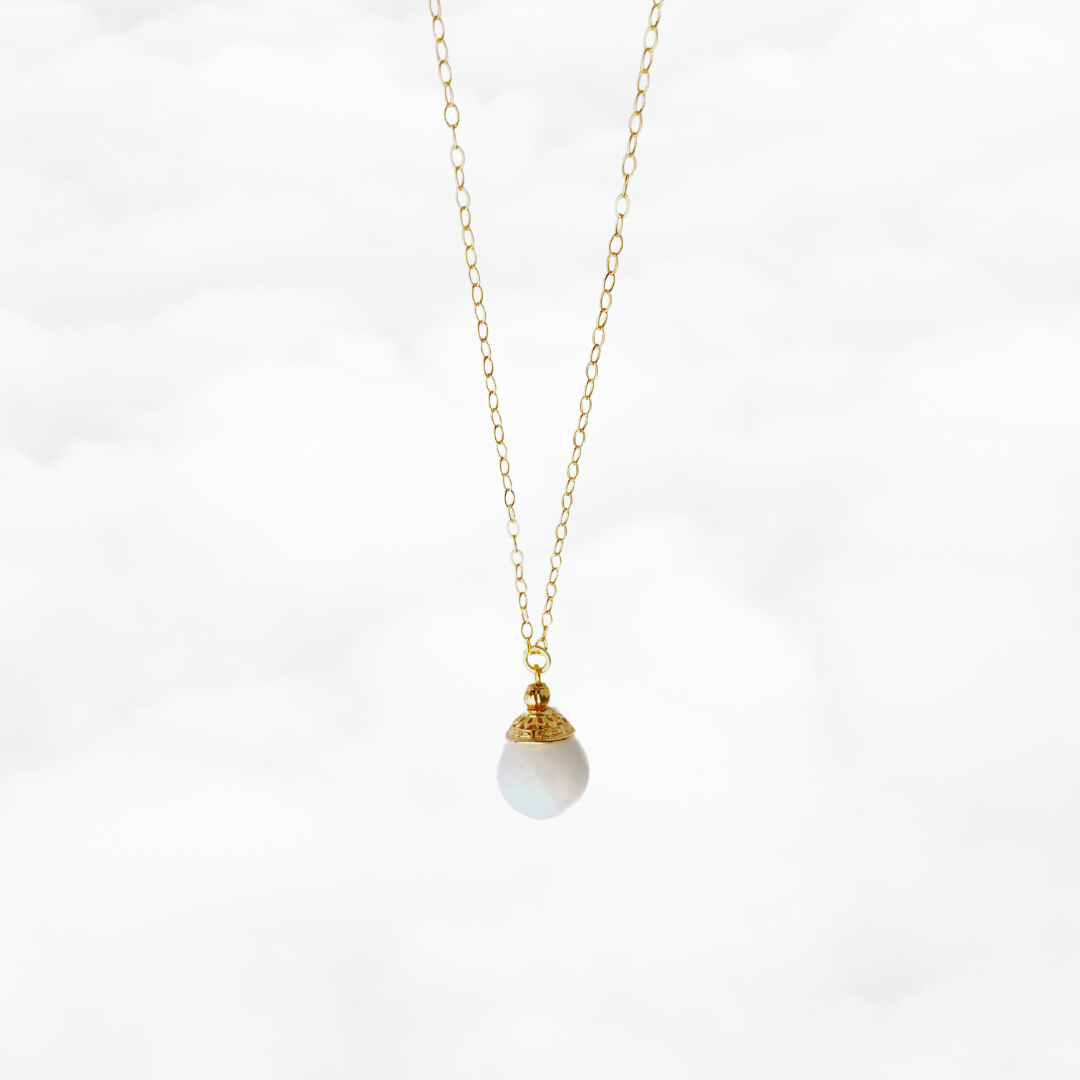 Realm of Peace Long Tridacna Necklace