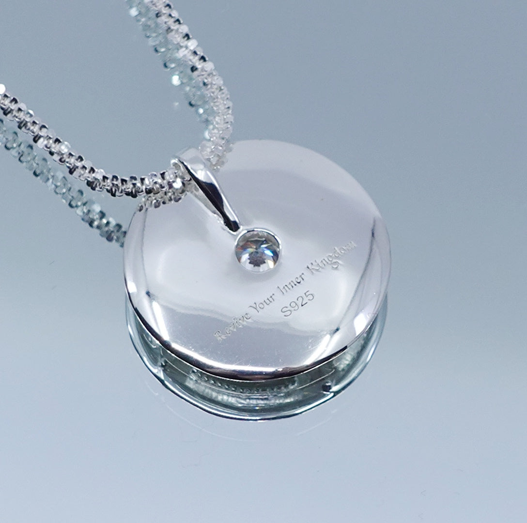 Revive Your Inner Kingdom Medium Pendant Necklace Silver 