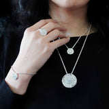 Revive Your Inner Kingdom Medium Pendant Necklace Silver 