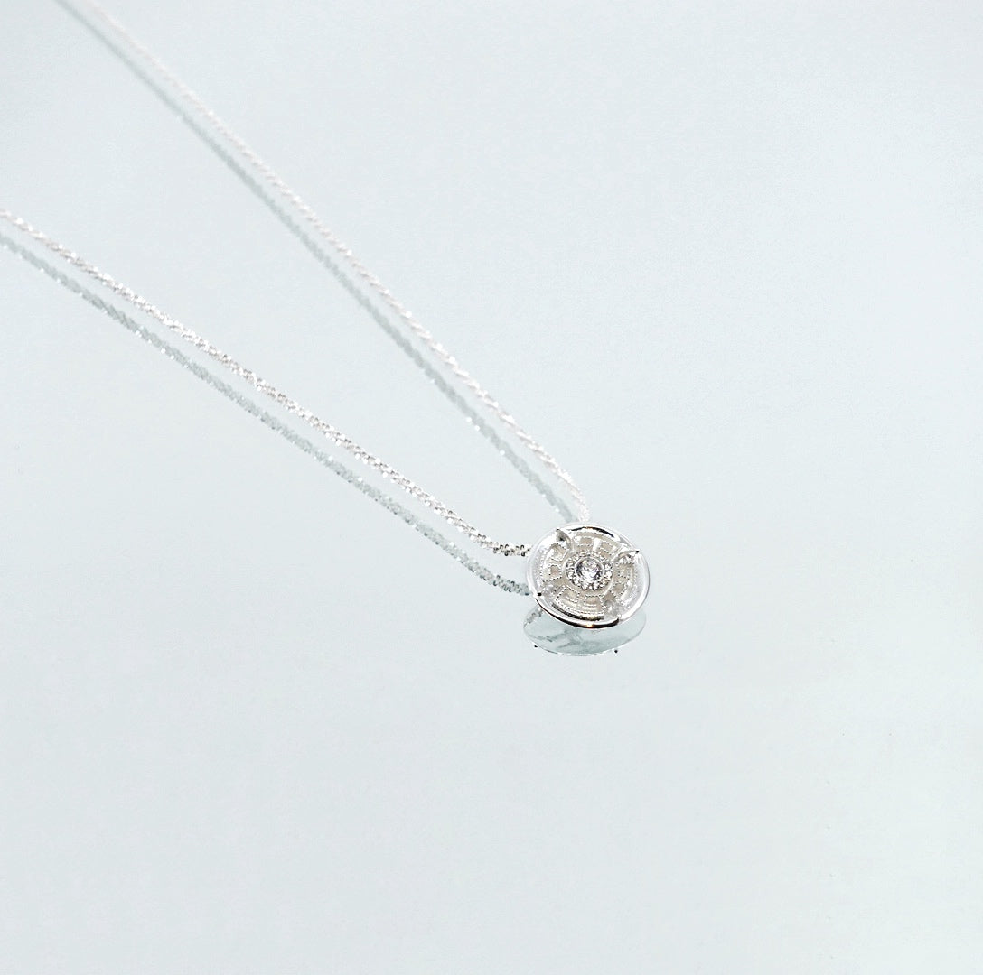 Revive Your Inner Kingdom Small Pendant Necklace Silver