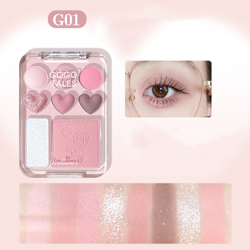 Палетка румян и теней для век GOGOTALES Sweetheart