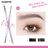 Карандаш для бровей FLORTTE Mood Research Series