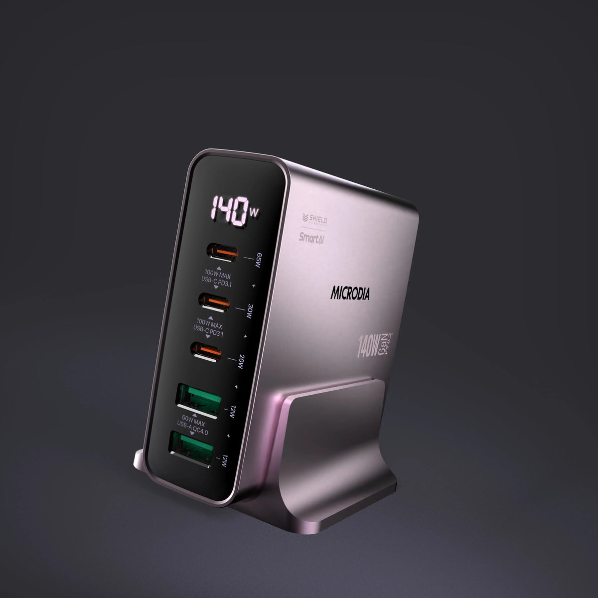 SMARTCube™ Vision 140 Вт с зарядным устройством Power Display 3 USB-C PD3.1 + USB-A