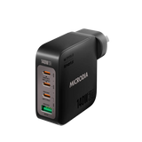 Сетевое зарядное устройство MICRODIA SMARTCube™ Nano 140 Вт, GaN Pro, 4 порта, USB-C PD3.1 + USB-A QC3.0