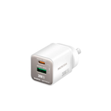 Сетевое зарядное устройство MICRODIA SMARTCube™ Nano 30 Вт GaN Pro, два порта, USB-C PD3.0 + USB-A QC3.0