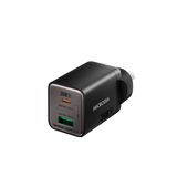 Сетевое зарядное устройство MICRODIA SMARTCube™ Nano 35 Вт GaN Pro, два порта, USB-C PD3.0 + USB-A QC3.0