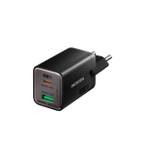 Сетевое зарядное устройство MICRODIA SMARTCube™ Nano 45 Вт GaN Pro, два порта, USB-C PD3.0 + USB-A QC3.0