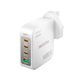 Сетевое зарядное устройство MICRODIA SMARTCube™ Nano 140 Вт, GaN Pro, 4 порта, USB-C PD3.1 + USB-A QC3.0