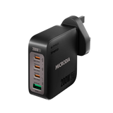 Сетевое зарядное устройство MICRODIA SMARTCube™ Nano 200 Вт с GaN Pro, 4 порта, USB-C PD3.1 + USB-A QC3.0