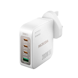 Сетевое зарядное устройство MICRODIA SMARTCube™ Nano 200 Вт с GaN Pro, 4 порта, USB-C PD3.1 + USB-A QC3.0