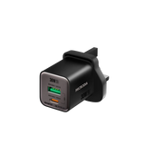 Сетевое зарядное устройство MICRODIA SMARTCube™ Nano 30 Вт GaN Pro, два порта, USB-C PD3.0 + USB-A QC3.0