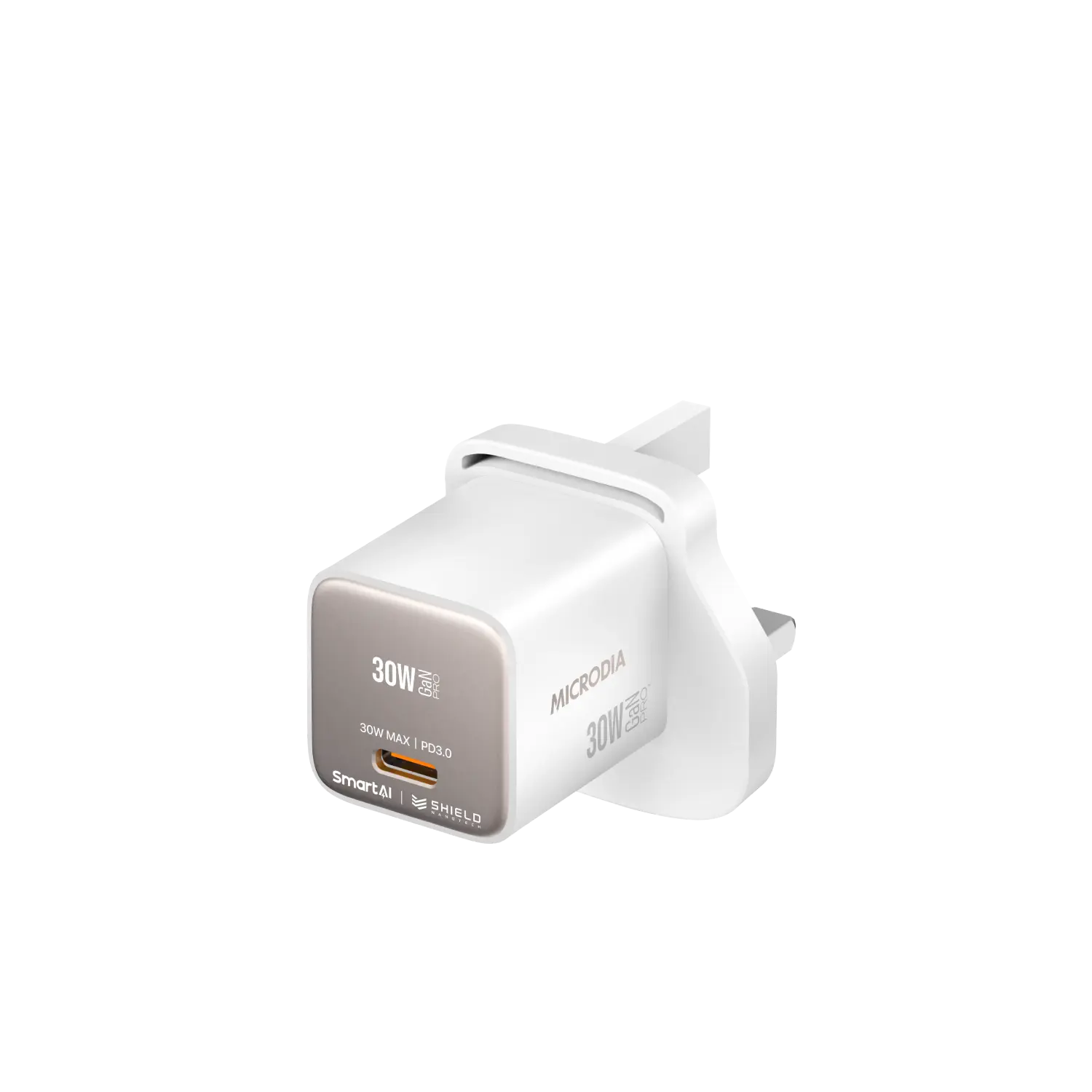 Сетевое зарядное устройство SMARTCube™ Nano Tiny-30 Вт GaN Pro, USB-C PD3.0