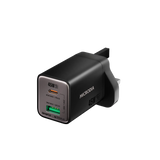 Сетевое зарядное устройство MICRODIA SMARTCube™ Nano 45 Вт GaN Pro, два порта, USB-C PD3.0 + USB-A QC3.0