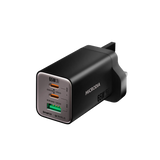 Сетевое зарядное устройство MICRODIA SMARTCube™ Nano 65 Вт GaN Pro, 3 порта, USB-C PD3.0 + USB-A QC3.0