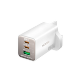 Сетевое зарядное устройство MICRODIA SMARTCube™ Nano 65 Вт GaN Pro, 3 порта, USB-C PD3.0 + USB-A QC3.0