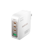 Сетевое зарядное устройство MICRODIA SMARTCube™ Nano 140 Вт, GaN Pro, 4 порта, USB-C PD3.1 + USB-A QC3.0