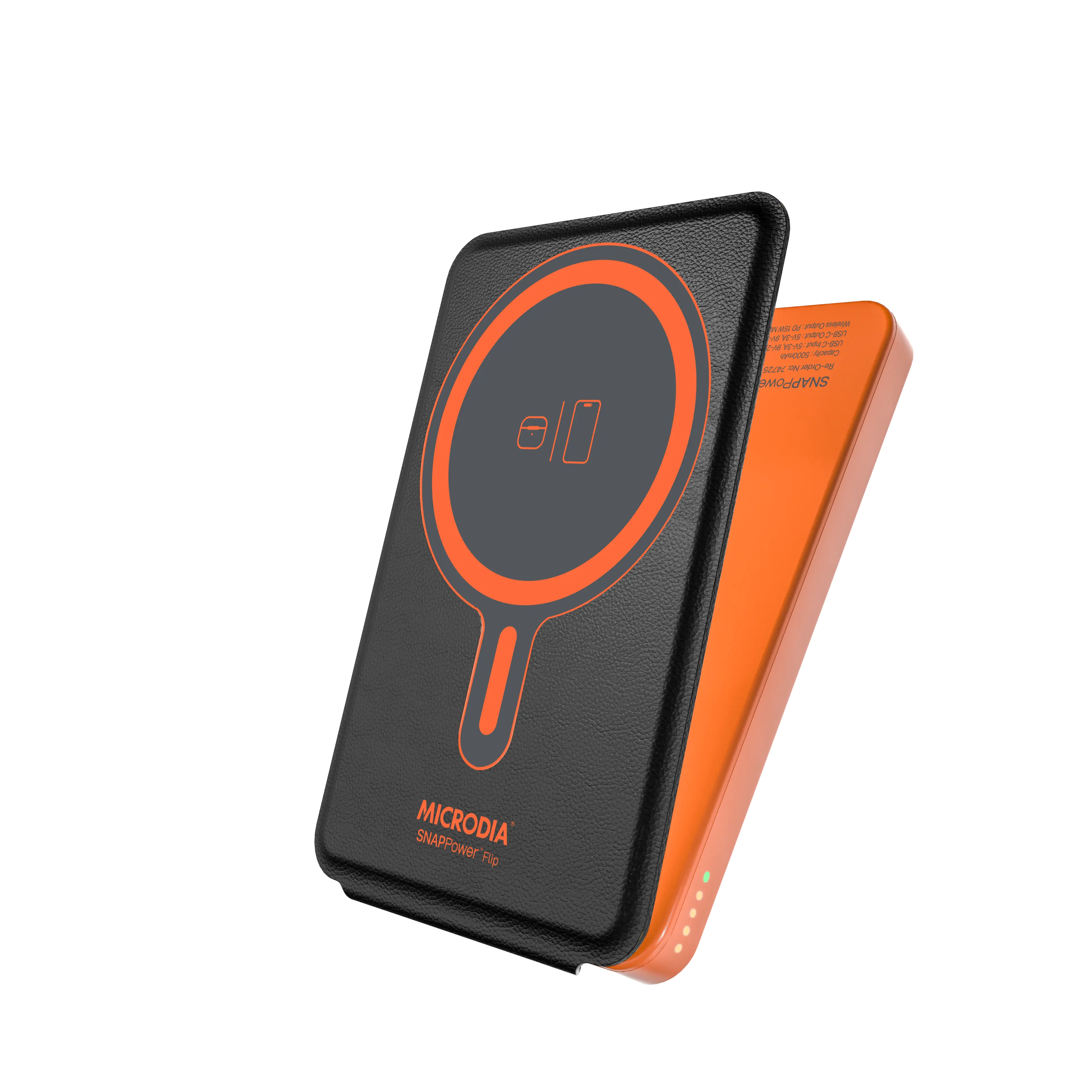 Беспроводной внешний аккумулятор SNAPPower™ Flip 3-в-1 с магнитным креплением, 5000 мА·ч
