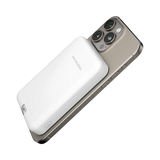 Беспроводной внешний аккумулятор MICRODIA SNAPPower™ Traveler мощностью 35 Вт с магнитным креплением и встроенным съемным кабелем (USB-C + Lightning) на 10000 мА·ч