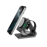 Беспроводная магнитная зарядная станция MICRODIA SNAPStation™ NOVA Qi2 23 Вт «4 в 1»