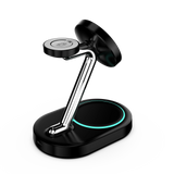 Беспроводная магнитная зарядная станция MICRODIA SNAPStation™ PLUS Qi2 23 Вт «4 в 1»