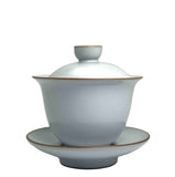 Traditional Chinese Ru Kiln crackle patterns Gaiwan 180ml