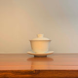White Porcelain Gaiwan for Gong Fu Tea 180ml