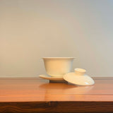White Porcelain Gaiwan for Gong Fu Tea 180ml