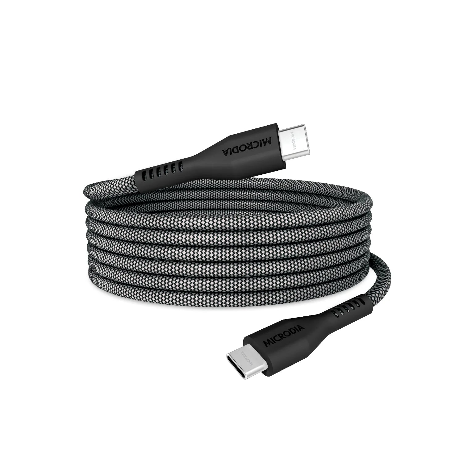 Кабель MICRODIA Znaptic™ Magnetic PD60W USB-C — USB-C сверхскоростной для зарядки и синхронизации