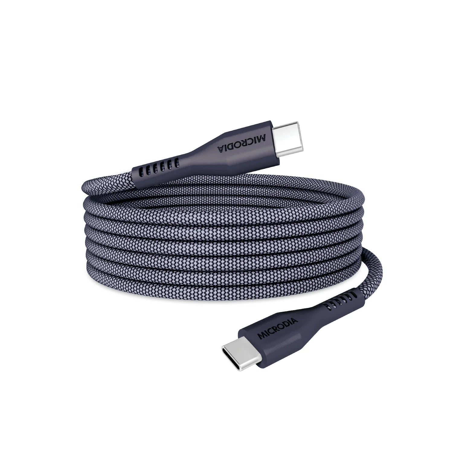 Кабель MICRODIA Znaptic™ Magnetic PD60W USB-C — USB-C сверхскоростной для зарядки и синхронизации