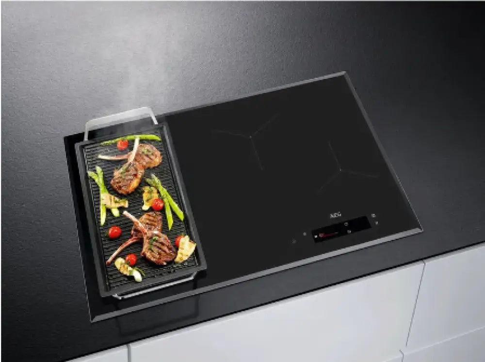 Индукционная варочная панель Sensefry AEG IAE84851FB 80 см, 4 зоны нагрева