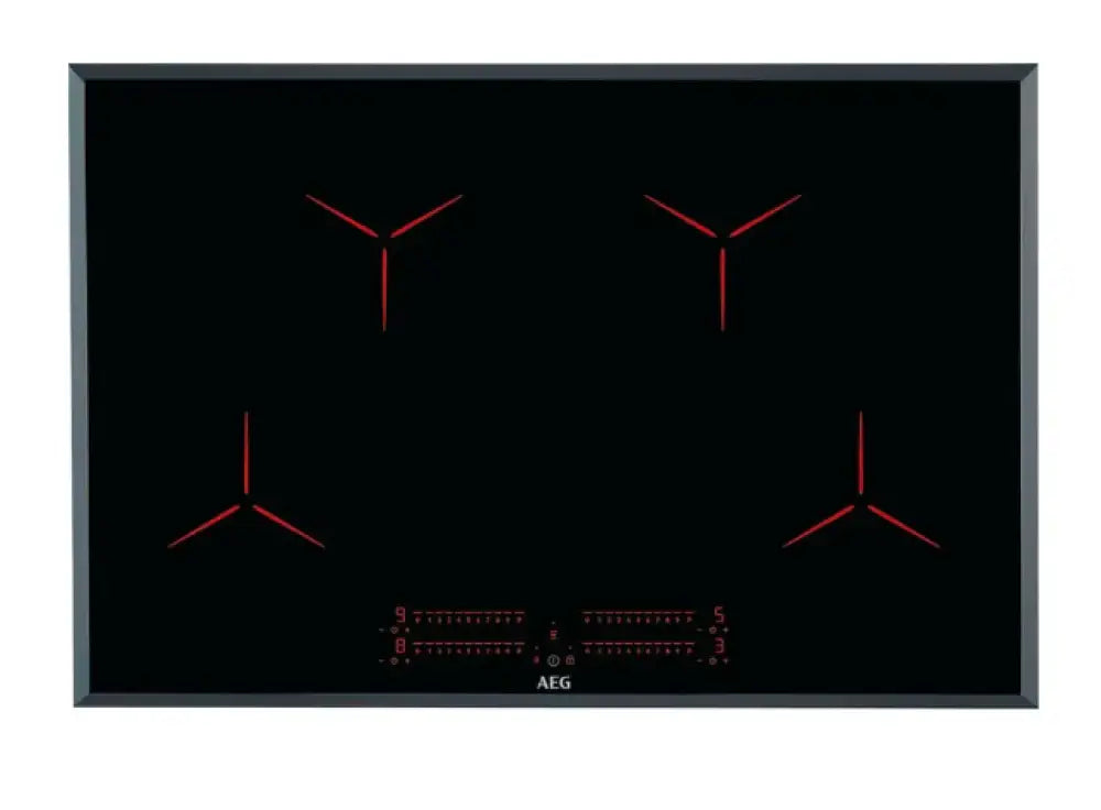 Индукционная варочная панель AEG IPE84531FB 80 см, 4 зоны, чисто-черная