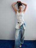 Hot-Stamped Gold & Silver Letter Printed?Vest