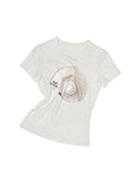 Printed Slim-Fit Short Sleeve T-shirt
