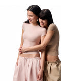 Basic Slim-Fit Solid-Color T-shirt