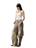 Hollow-Jacquard Halter-Neck Beaded Knit Bustier