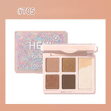 Мини-палетка теней для век GOGOTALES Bubble Gum Six Color