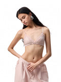 Lace Triangle Cup Bra Without Underwire