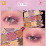 Тени для век FLORTTE Chic Chic 9 цветов