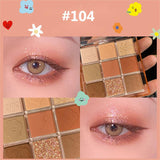 Тени для век FLORTTE Chic Chic 9 цветов
