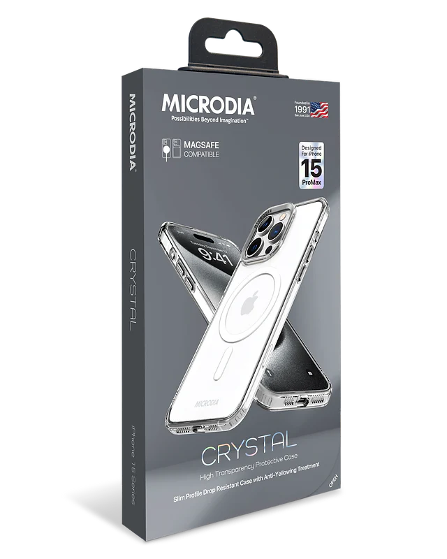 Прозрачный защитный чехол для iPhone MICRODIA CRYSTAL™