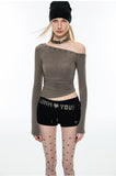 Asymmetric Embellished Blouse