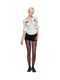 Black & White Striped Retro?Shirt