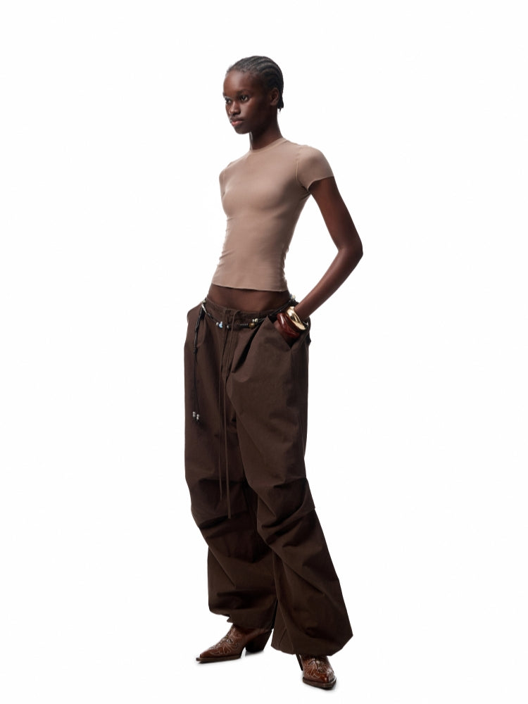 Basic Slim-Fit Solid-Color T-shirt