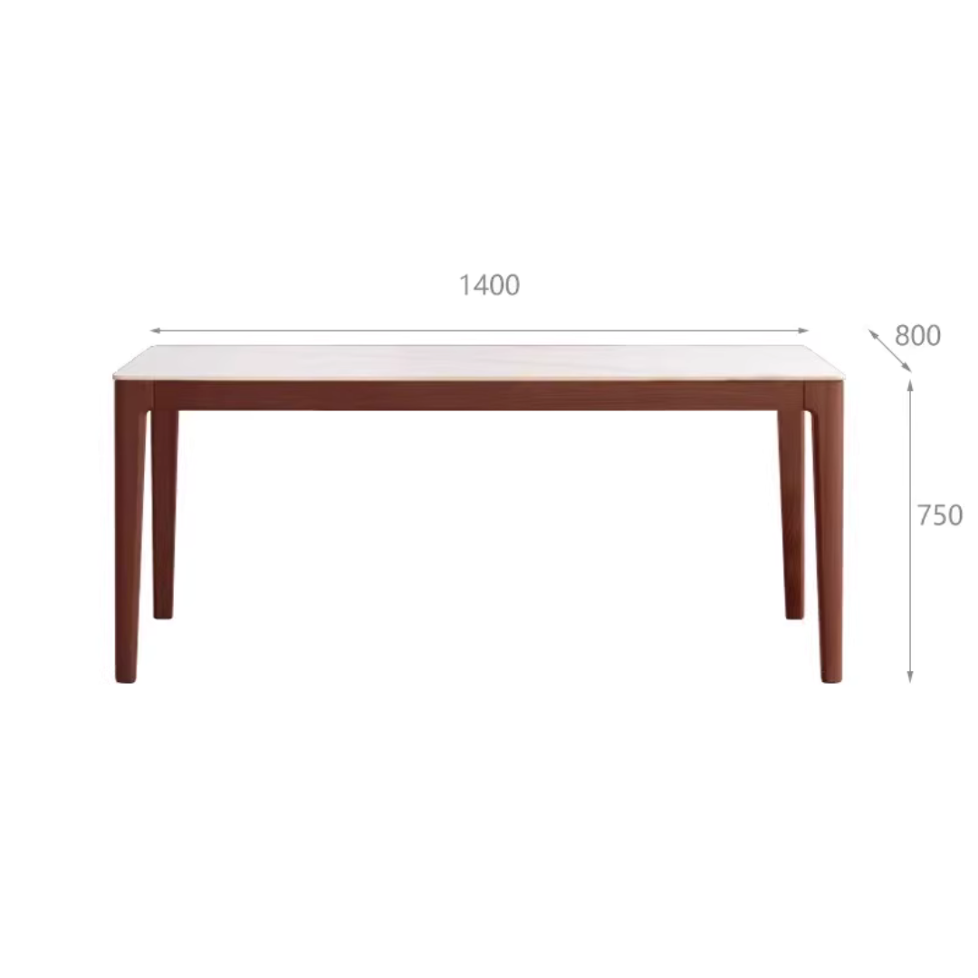 Rotterdam Slate Oak Dining Table