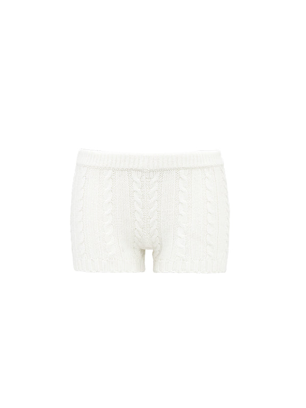 Black & White Chain Knit Tube Top