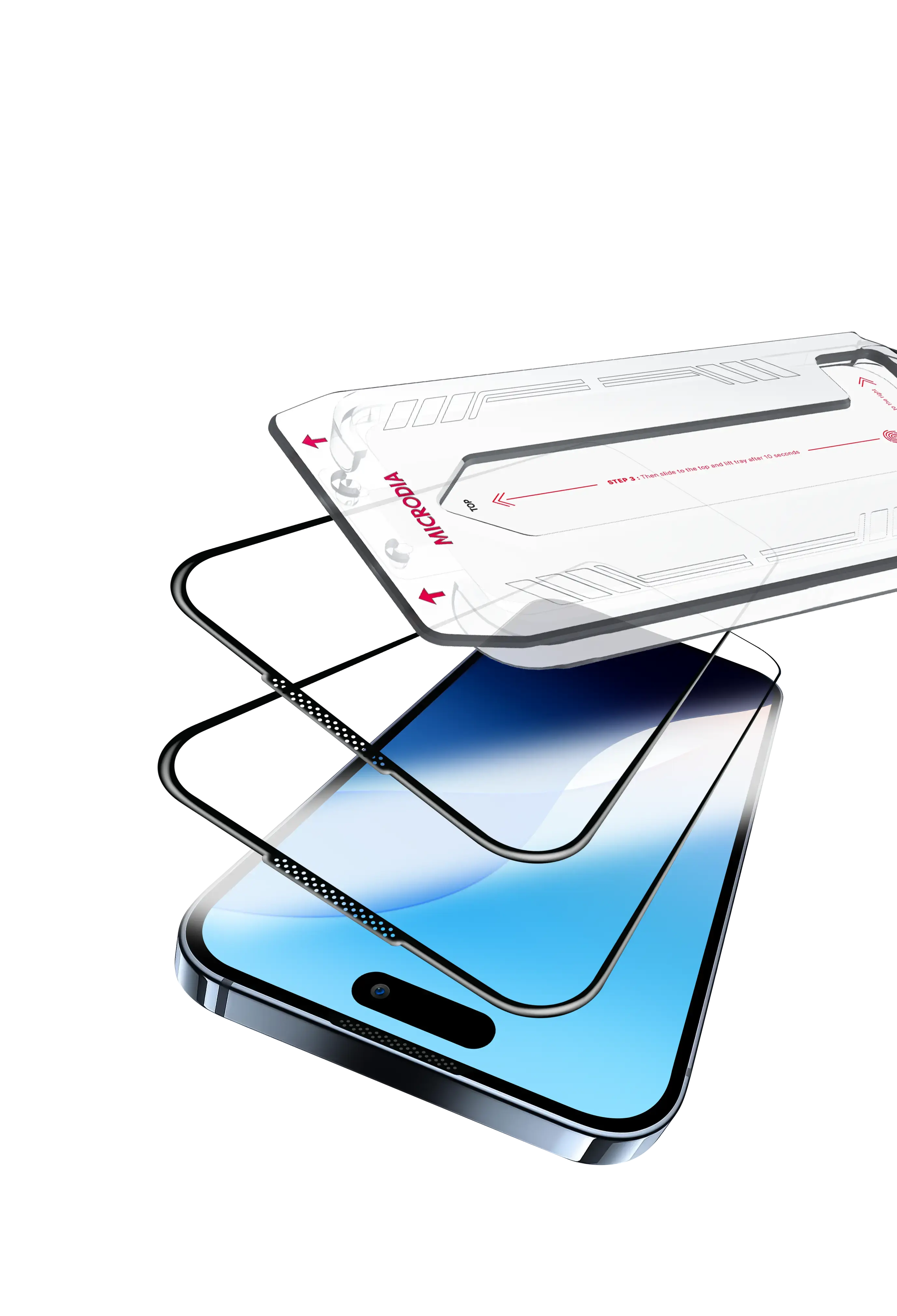 Защитная пленка MICRODIA SCREENGuard™ ULTRA HIGH-DEFINITION для iPhone 16 серии (2 шт.)