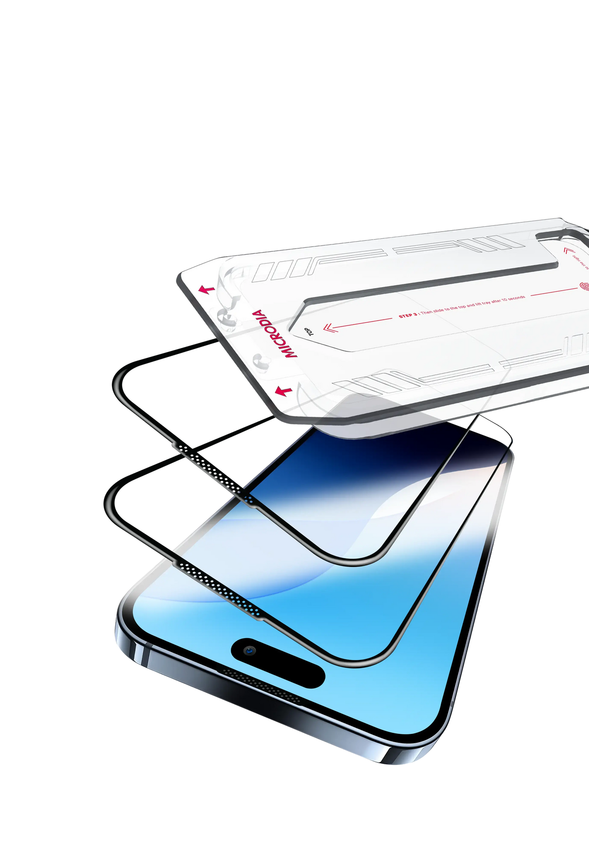 Защитная пленка MICRODIA SCREENGuard™ ULTRA HIGH-DEFINITION для iPhone 16 серии (2 шт.)