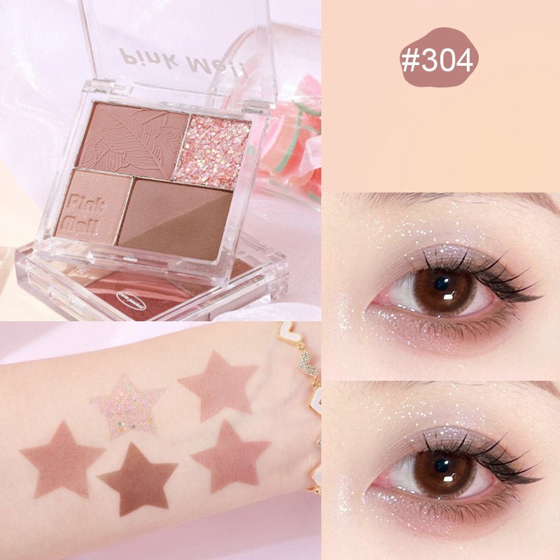 Пигментированные тени для век HOLD LIVE Matte Glitter