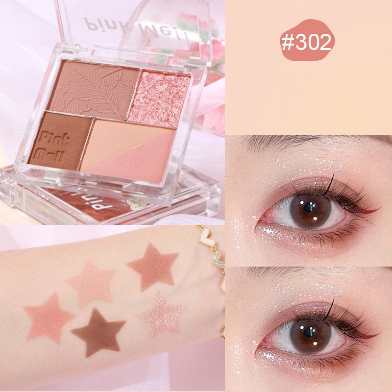 Пигментированные тени для век HOLD LIVE Matte Glitter